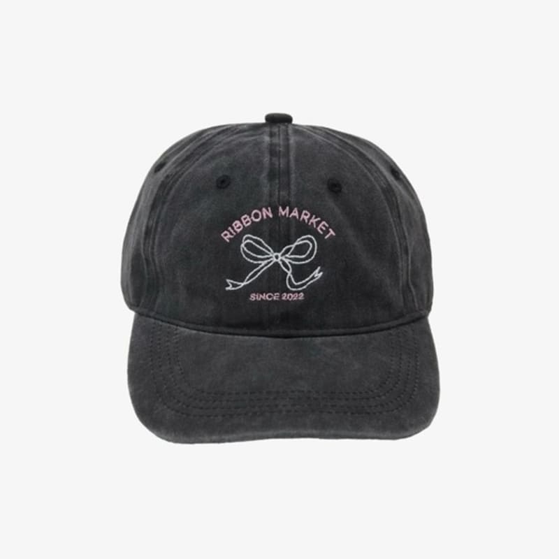 

me, me, vintage ribbon cap washing gray