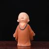 Resin Cute little monk sculptures and figurines Home, Room Car, Office,  Table decoration and accessories Wealth Luck Decor