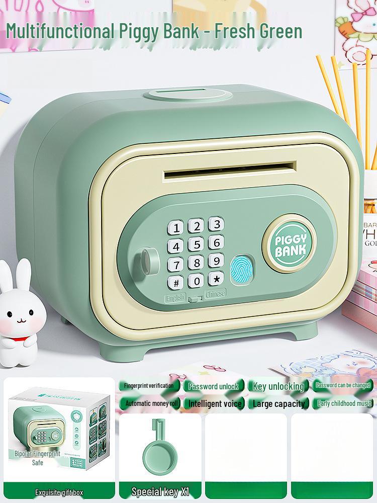 2024 Large Capacity Password Piggy Bank for Girls
