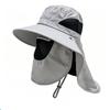 Sunscreen men's summer fishing hat face cover bucket hat UV protection sun hat outdoor sun protection hat