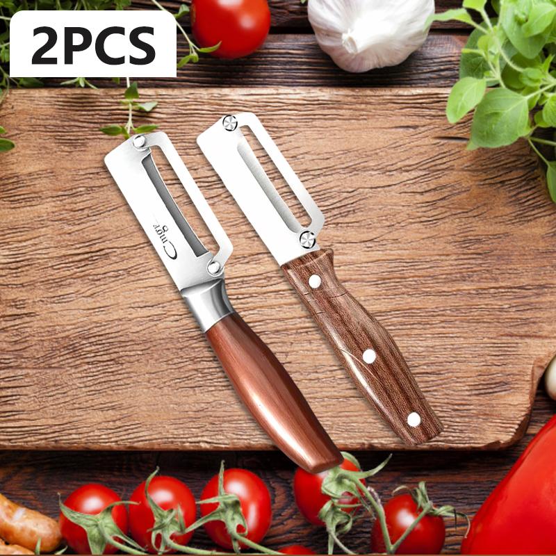 Multi-Functional Vegetable Peeler for Kitchen Pineapple Pumpkin Planer Scraping Tools Stainless Steel Sugarcane Knife Peeler