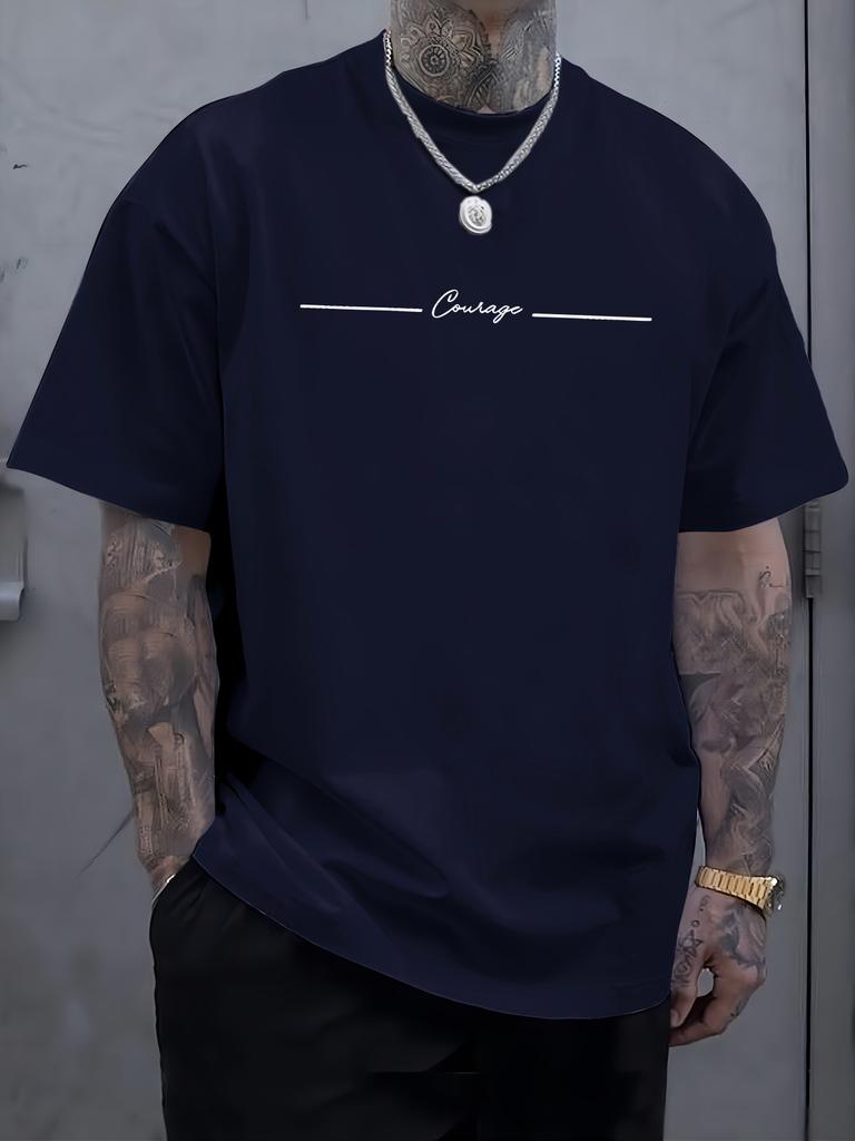 Summer Simple and Fashionable Mature Mens Tshirt for Outdoor Travel Casual Sports Mens Clothing Short Sleeve