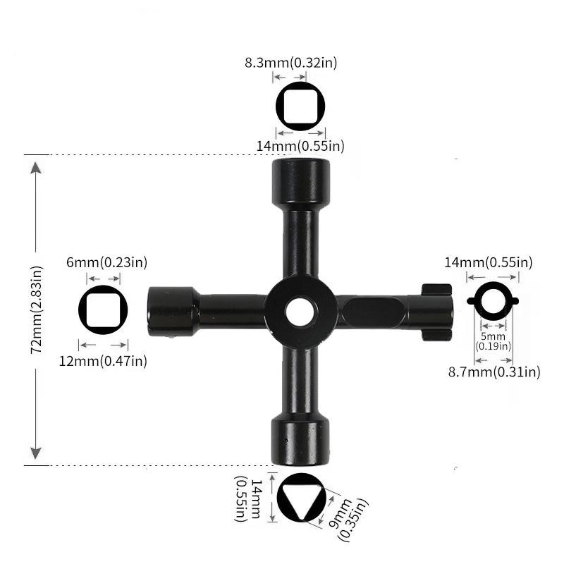

1pcs Cable Safety Switch Switches Fit Train Car Elevator Subway Tool Parts Key Wrench Electricians Switchboards Key Lock Tools