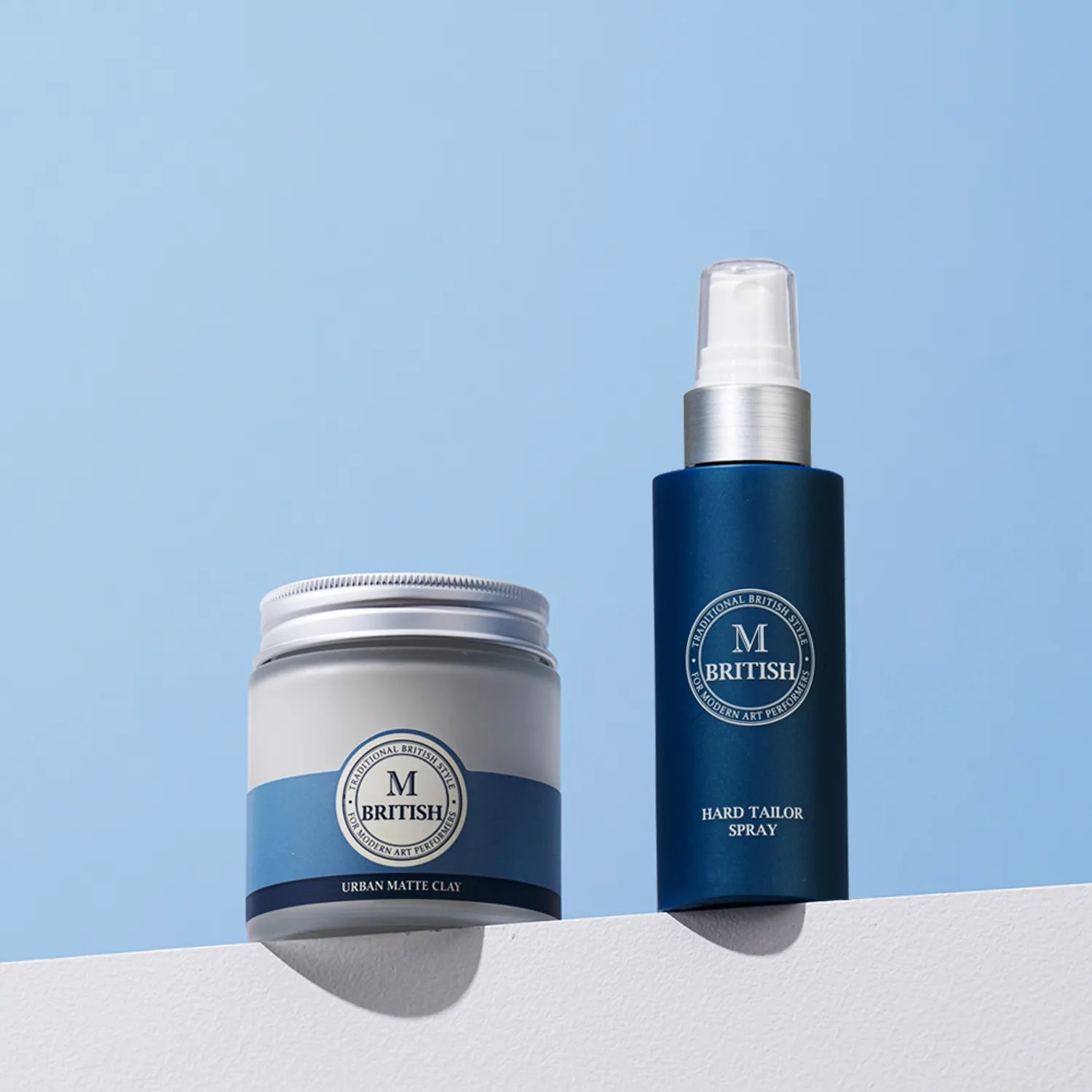 BRITISH M Urgan Matt Clay 100g Set (+Hard Spray 80ml) Urgan Matt Clay 100g Set