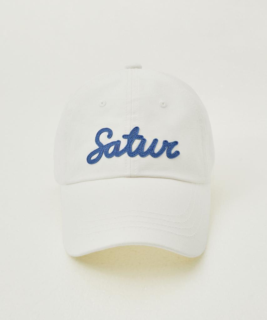 Seteo Vintage Casual Applique Ball Cap White