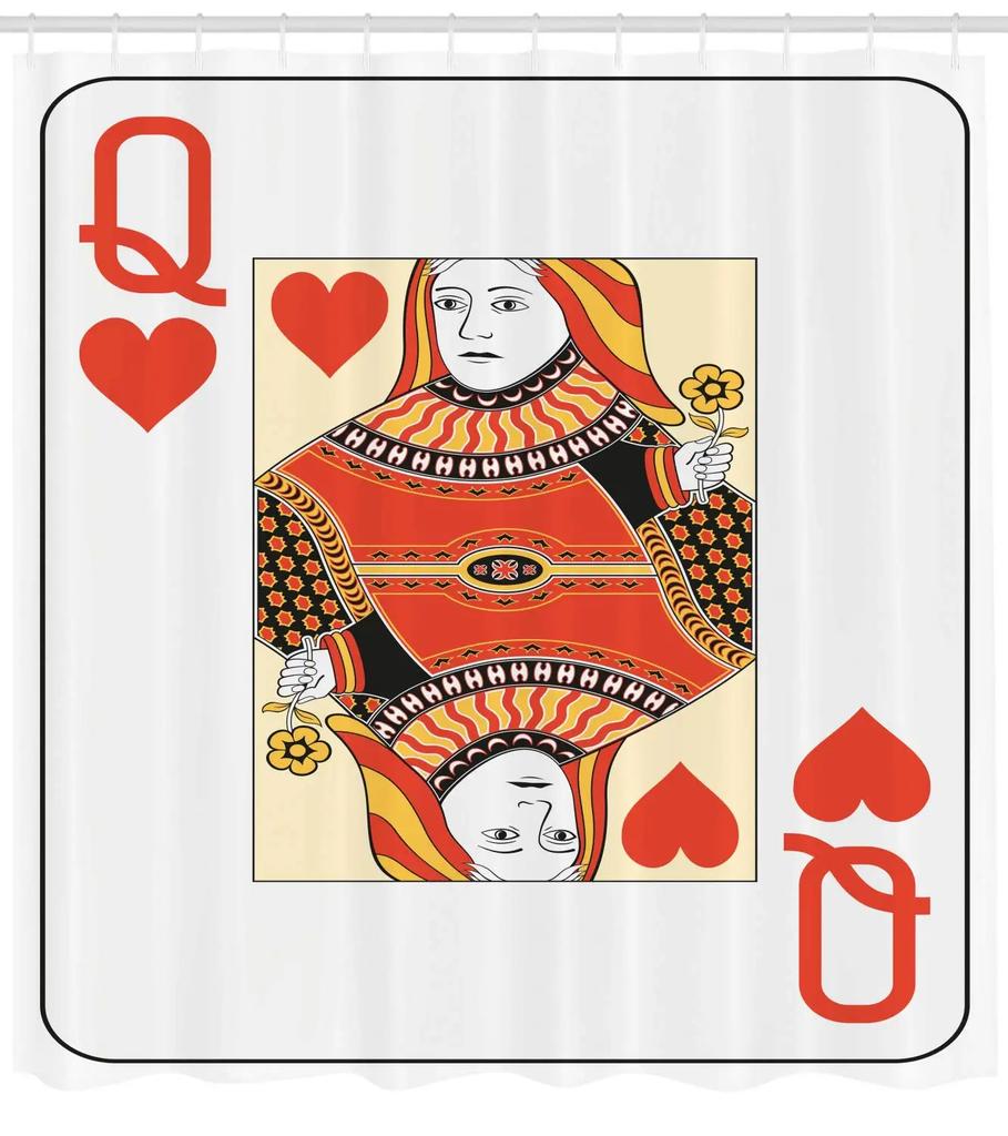 Pokerové vodotěsné sprchové závěsy Látka do koupelny Sprchový závěs Hrací karty Hotel Domov Kolej Vany Závěsy Dekorace