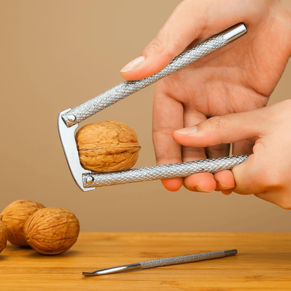 Quick Crack Nut Cracker Stainless Steel Pecan Sheller Easy Grip Nut Sheller  Kitchen Tools