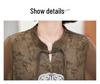 Mom's New Summer Chiffon Blouse: Chinese-Style Two-Piece Set for Middle-Aged & Elderly Women