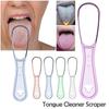1PC Hqd Tongue Cleaner Scraper Oral Health Care Tongue Stains Fresh Tongue Tool Breath For Adul S4Z8