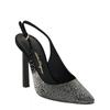 Salvatore Ferragamo Jessie Crystal Embellished Slingback Pumps Black