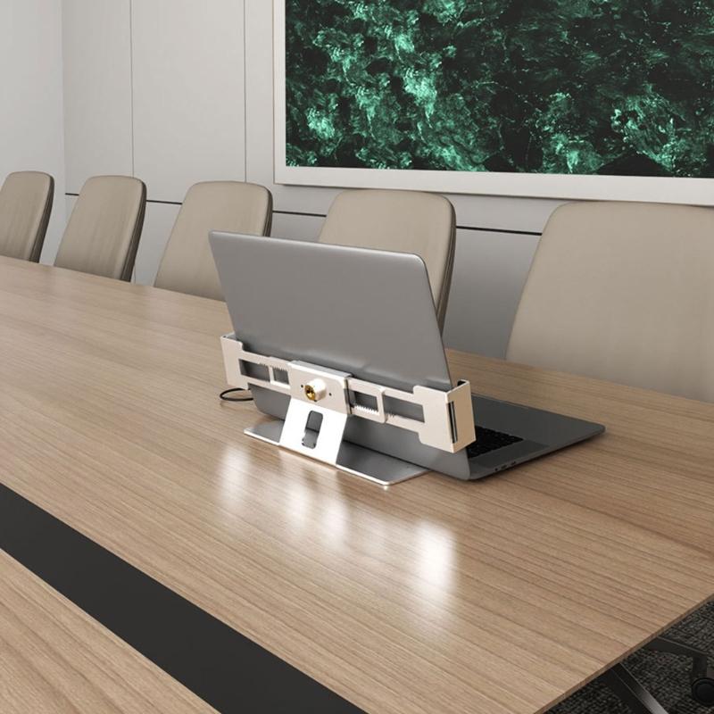 Aluminum Anti Theft Laptop Display Stand With Security Lock and Key Laptop Holder Bracket Tablet PC Holder Accessories