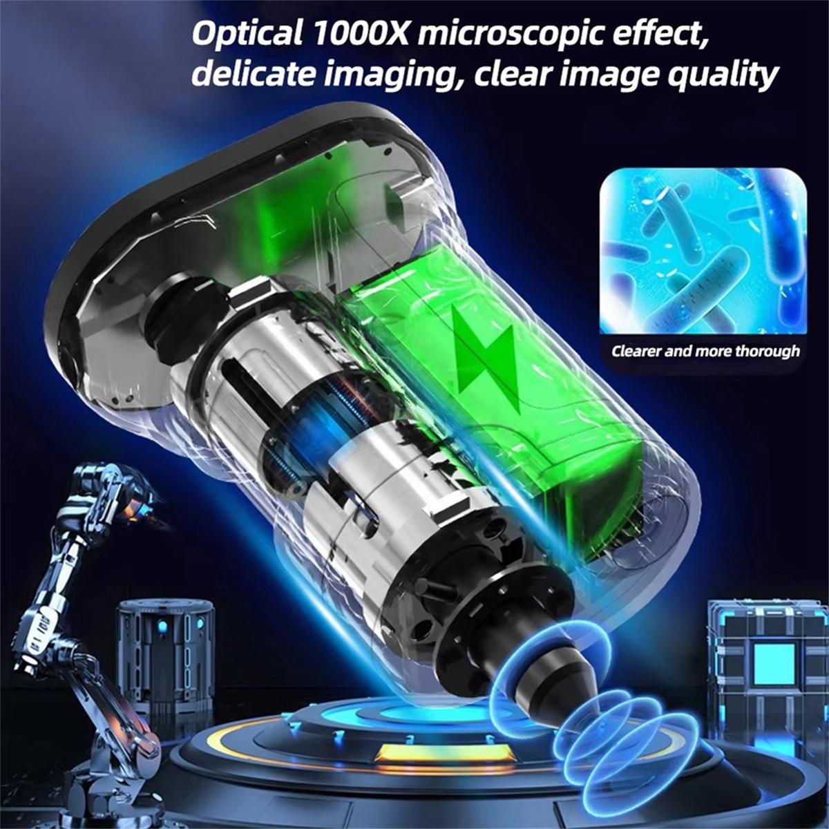 

2025+1000X Handheld Microscope for Kids 4K 2.0In Screen Rechargeable Pocket Digital Microscopes Magnifying Lenses Microscope China Mainland