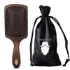 UrbanMooch Wooden Hair Brush With Nylon Bristles For Men Paddle Hair Brush For Detangling,Massage And Smoothing-Cushion Detangler Hair Brush For All