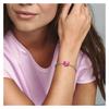 Pandora Metallic pink heart charm 799291C03