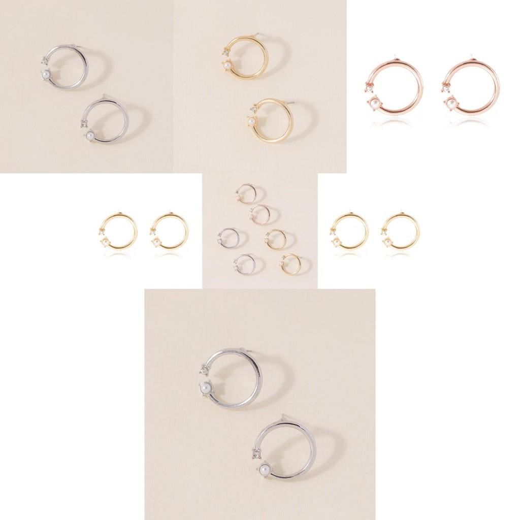 Round Pearl Stylish And Stud Earrings For Women Perfect For Weddings Birthdays Anniversaries And