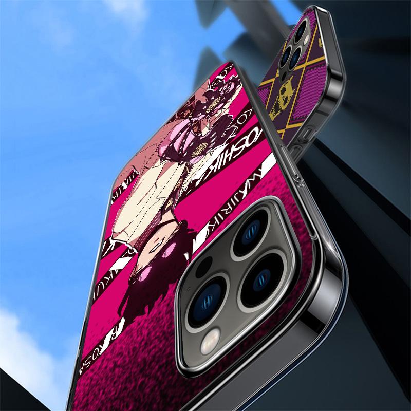 JoJo Adventure Killer Queen Phone Case For iPhone 17 Air 16 Pro Max 16E 15 + 14 Plus 11 12 13 Mini 7 8 SE Gift Print Cover Funda