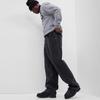 Gap Men's Washed Black Mid-Waist Loose Wide-Leg Jeans