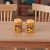 Mini 3D Jam Can DIY Kitchen Scene Keychain Pendant Resin Ornament