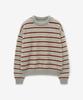 MINAV Hairy Stripe Knit [Gray]