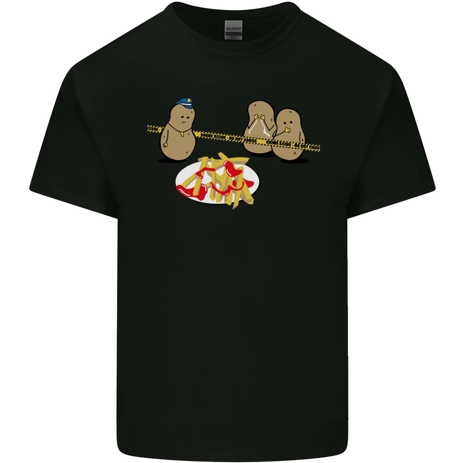 Potato Murder Funny Food BBQ Chef Kids T-Shirt Childrens S
