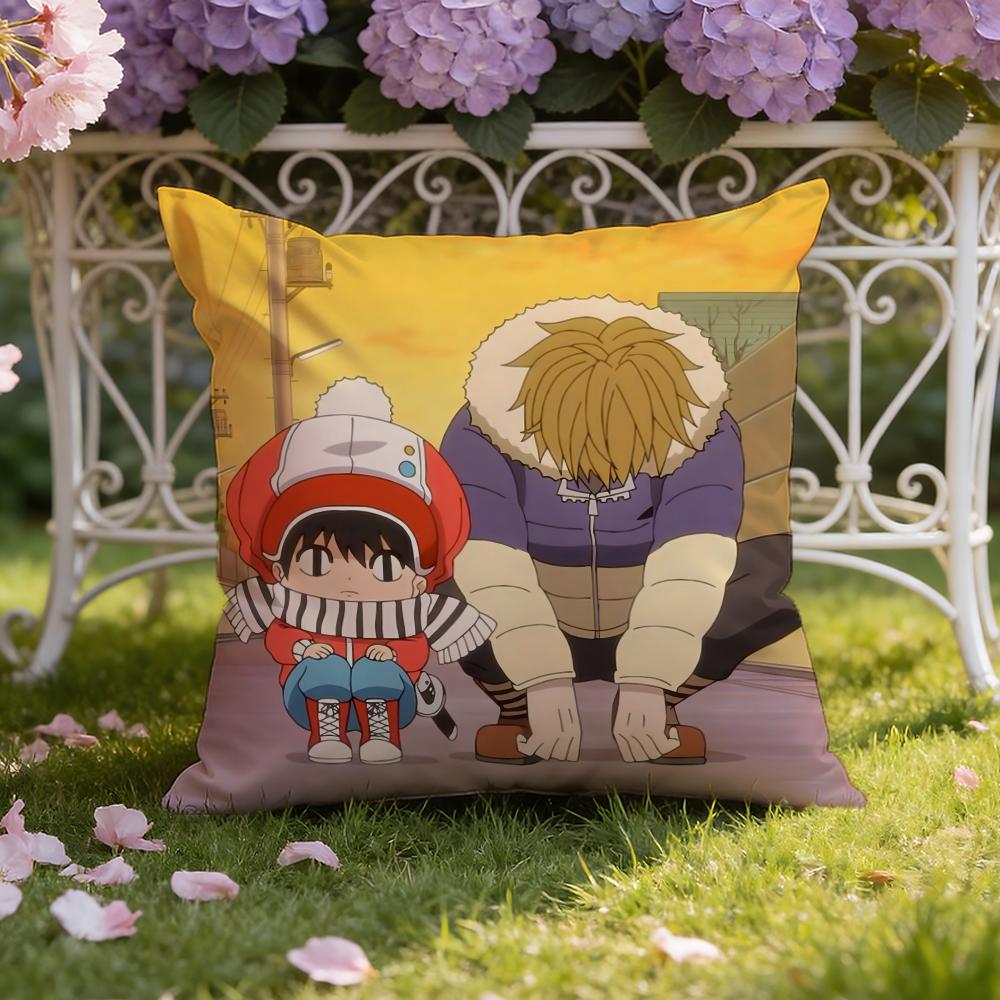 K-Kotaro Lives Alone Cushion Cover Home & Car Dual-Scene Pillow Cover: Reversible for Premium Comfort