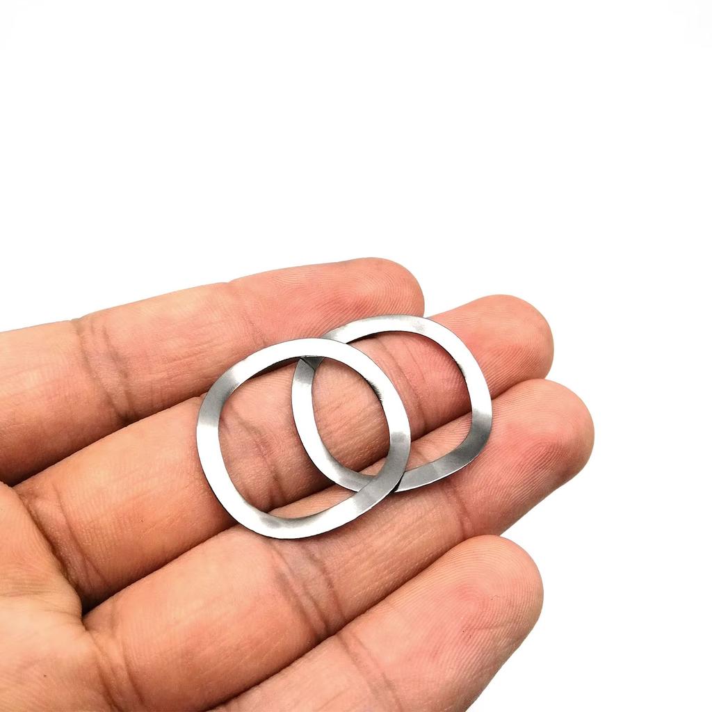 M3 M4 M5 M6 M8 M10 M12 M14 M16 M19 ~M51 Wave Washer 304 Stainless Steel Bearing Shafts Three Wave Crest Type Spring Washer