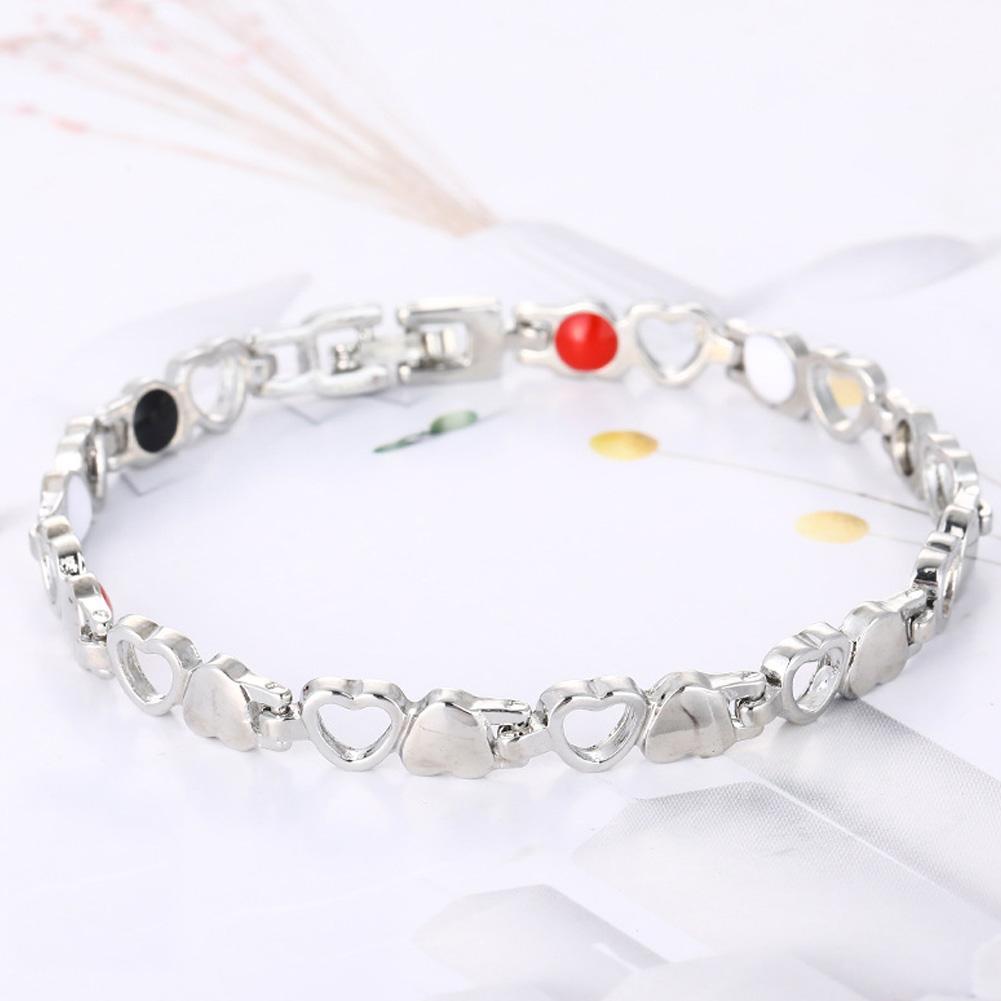 Women Bracelet Heart Shape Magnetic Bracelet Jewelry Gifts