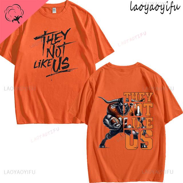 They Not Like Us Theme Print Tshirt Mens Womens Fashion 100Cotton Short Sleeve ONeck Breathable Tee Summer Casual Tops