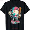 Baseball Drip Ice Cream T Shirt Vintage Designer Clothes Comfortable Slightly Graphic Fashion Stylish Stretched