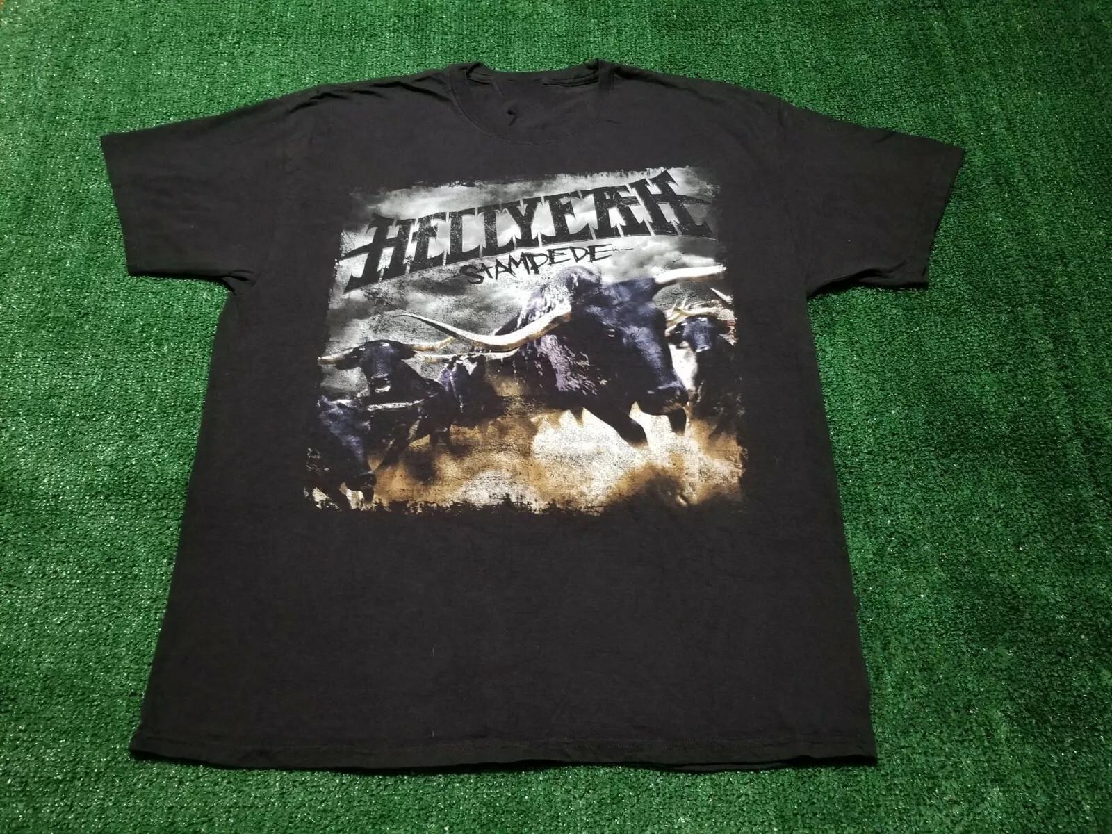 HELLYEAH Band Black T-Shirt Cotton Unisex S-234XL RD349 S