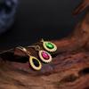 High End Waterproof Necklace Non Tarnish Long Designer Stainless Steel 18k Gold Plated Pear Diamond Necklace for Women