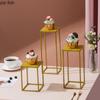 Gold Dessert Rack Iron Cake Stand Dessert Table Dessert Plate Display Stand Cake Pan Shelf Wedding Ornament Shooting Props