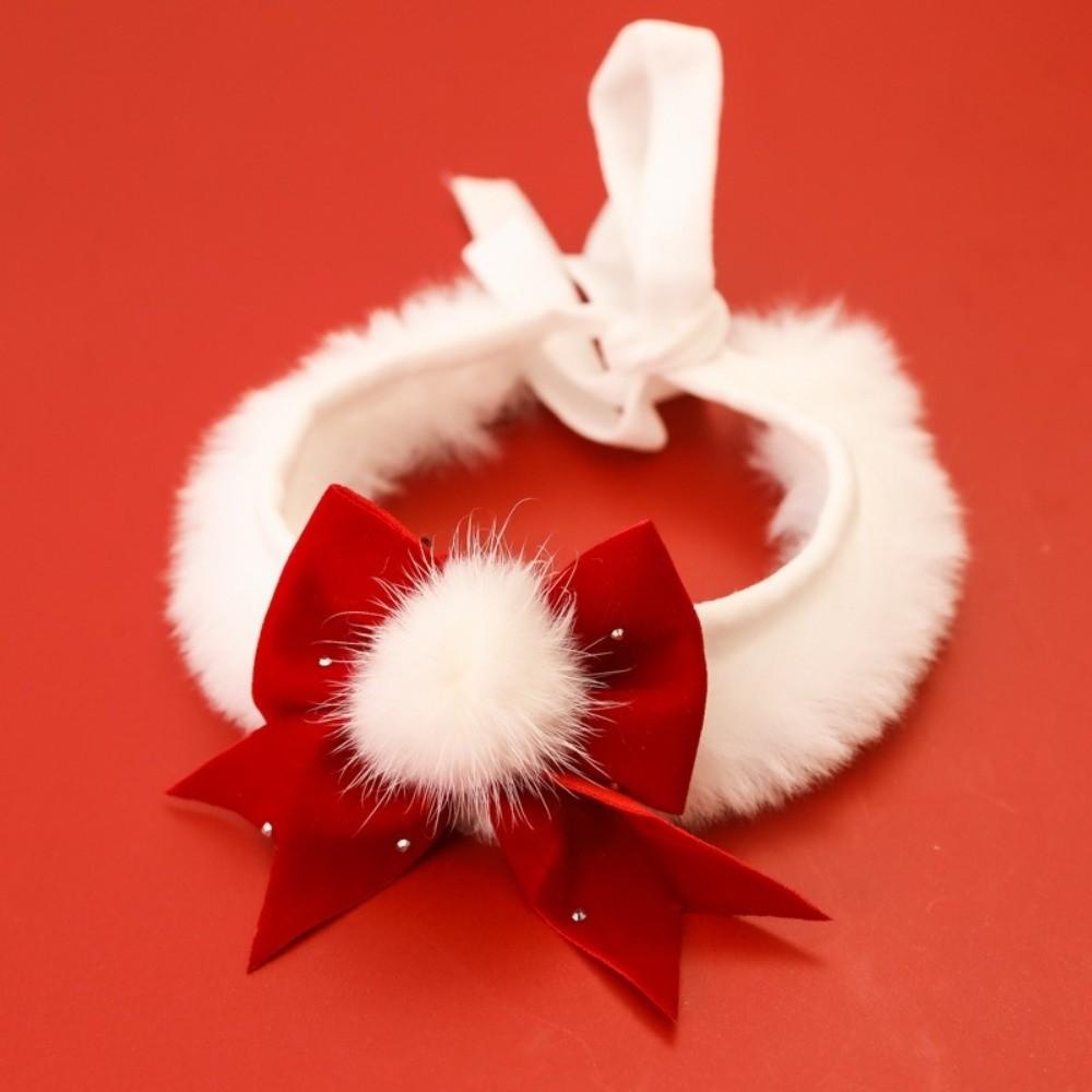 Herbst Winter Warm Katze Halskette Liebe Foto Requisiten Haustier Plüsch Halsband Trendy Hunde Schal Neujahr