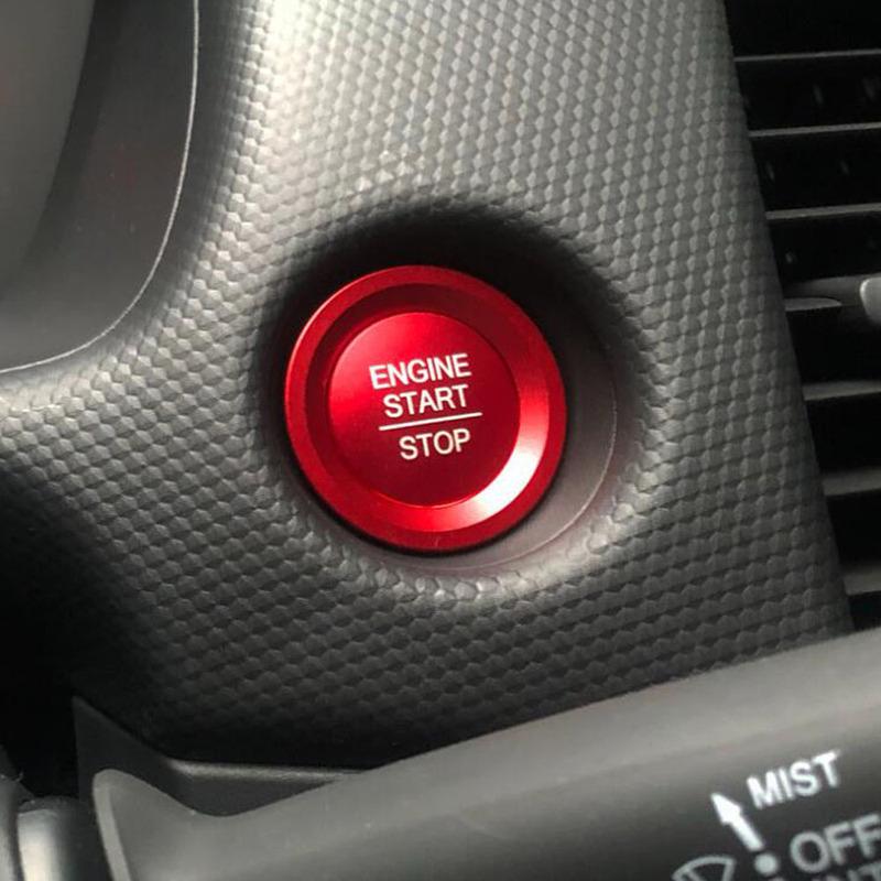 Car Engine Start One Click Push Start Button Cover Trim Auto Interior Accessories For Honda Fit Jazz     2024