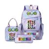 Rhythm Box Backpack Student School Bag Middle College Student Simple Outdoor Travel Backpack D