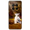 For Realme 12 4G Case Black Silicone Lovely Cute Soft TPU Phone Cases On Realme12 4G Protect Bumper Cover Shell Coques 6.67''