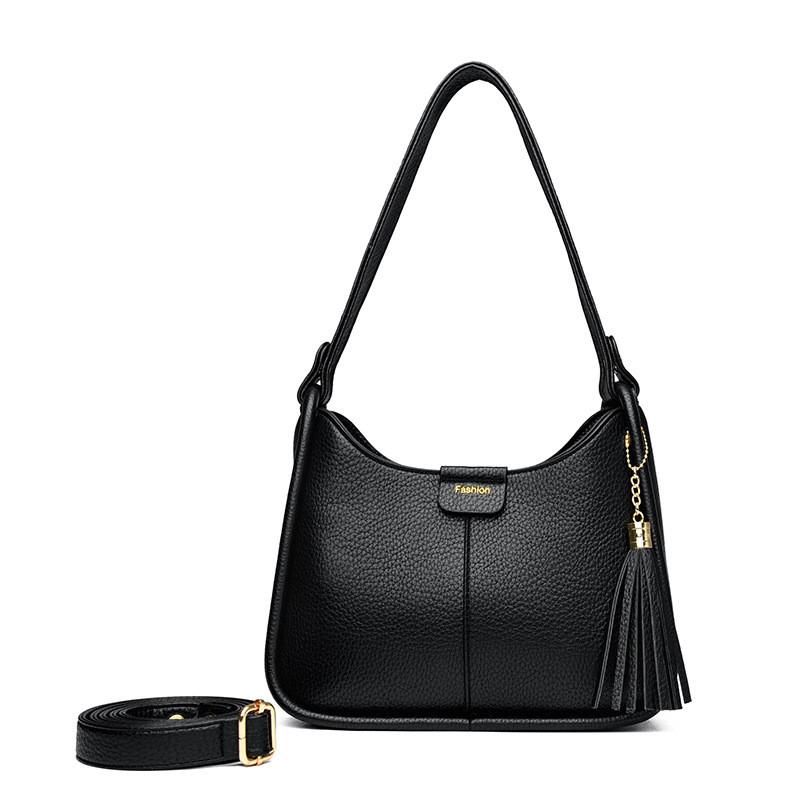 IELGY One-Shoulder Armpit Commuter Tote Bag Fashion Simple Small Square Bag