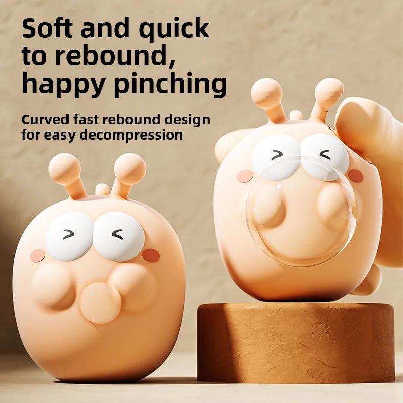 Cute Animal Spitting Bubbles Squish Squeeze Toy Anxiety Stress Relief Sensory Antistress Toys for Adults Birthday Christmas Gift