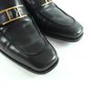 Tolle HERMES Slipper schwarzes Leder Damen 35.5 Gebraucht