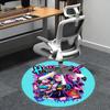 Kpop girls Chair Mat Round Carpet   Colorful Anime Girl Design, Suitable for Home Decor, Office Use, Bedroom, Living Room, s, Gift Idea0131b