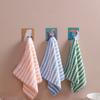 Coral Fleece Thickened Wave Dish Washing Towel Cloth  Rag Kitchen Washing Accessories