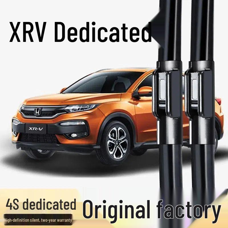 Совместимые щетки стеклоочистителя для Honda XRV 2015-2017: Передние и задние резиновые полоски Front Wipers 1 Pair