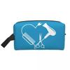 Hairstylist Toiletry Bag for Scissors Comb Makeup Cosmetic Organizer Ladies Beauty Storage Dopp Kit Box