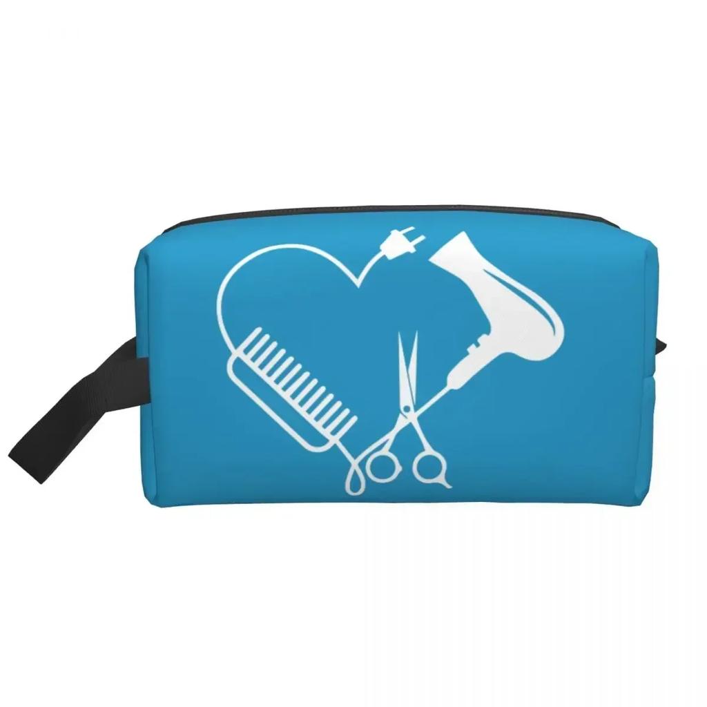 Hairstylist Toiletry Bag for Scissors Comb Makeup Cosmetic Organizer Ladies Beauty Storage Dopp Kit Box