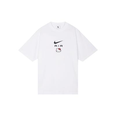 Nike Camiseta NRG Logo X Hello Kitty (Dimensionamento Ásia) Tops Unisex Brancos DR6075-100