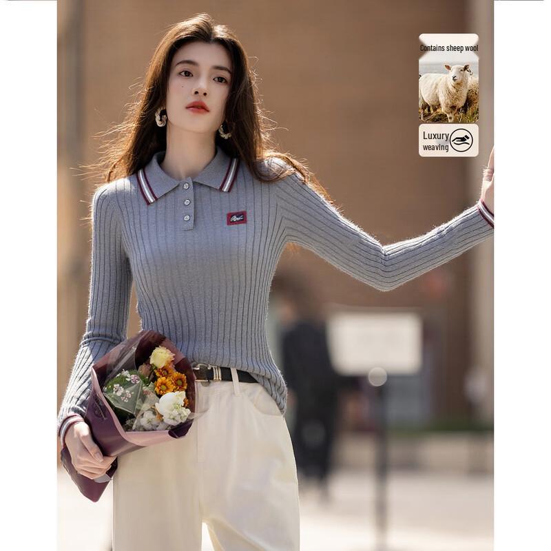 

Demana Women s Wool-Blend Embroidered Knit Sweater M