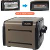 Pool Heater Keypad Membrane Replacement, Pool Heating Control Panel Replace for Hayward Universal H-Series, Fits H100ID1 H150 H150FDN, etc, Black