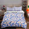 Blue cartoon faces. Bedding Duvet cover sets Duvet covers Pillowcases gifts (1 * Duvet Cover 2 * Pillowcases, without duvet insert)