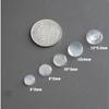 100pcs Transparent Soft Silicone Wall Protector Self-adhesive Door Handle Bumper Plug Non-slip Round Doors Stop Muffler Feet Pad