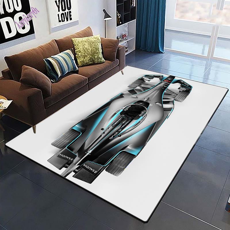 Racing Supercar Large Rug for Living Room Auto Parts Black Carpet Bedroom Area Rug Bathmat Soft Rug Home Decoration